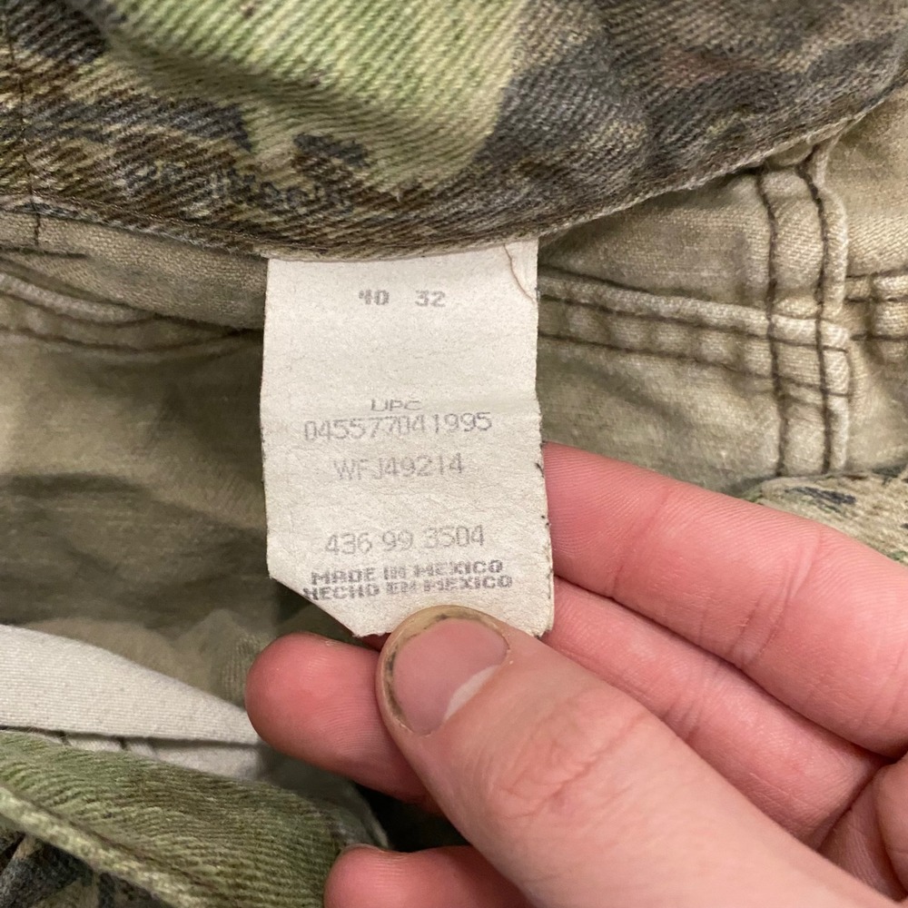 Duxbak Men's Camo Cargo Pants Size 40x32 Hunting Outdoor Realtree - Picture 2 of 4